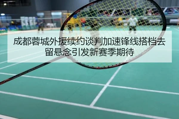 成都蓉城外援续约谈判加速锋线搭档去留悬念引发新赛季期待